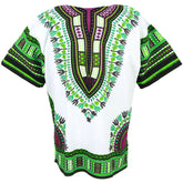 African Shirt for Men Women Dashiki Cotton T Shirt Traditional Tribal Clothing